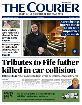 Cover of The Courier & Advertiser (Fife Edition)