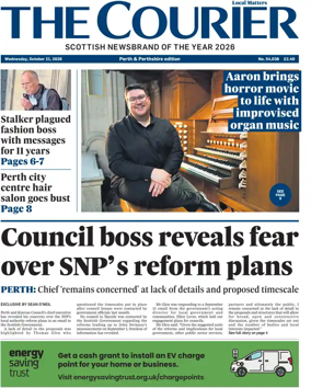 Cover of The Courier & Advertiser (Perth and Perthshire Edition)