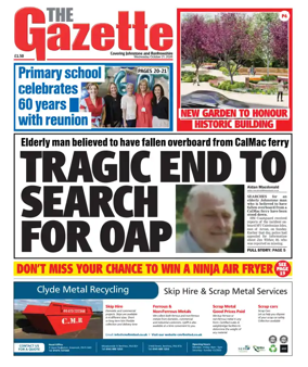 Cover of The Gazette (Scotland)