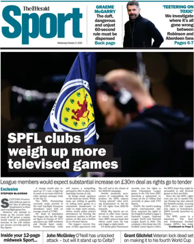 Cover of Herald Sport