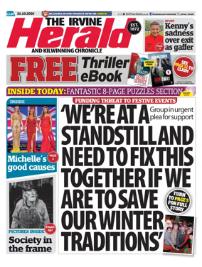 Cover of The Irvine Herald and Kilwinning Chronicle