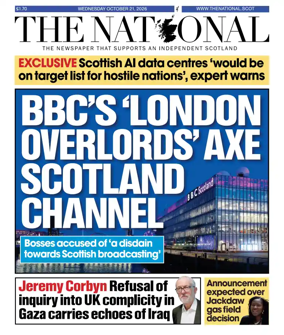 Cover of The National (Scotland)