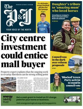 Cover of The Press and Journal (Aberdeen and Aberdeenshire)