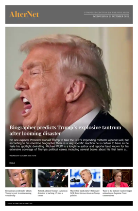 Cover of AlterNet