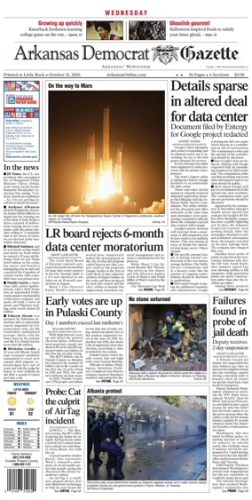 Cover of Arkansas Democrat-Gazette