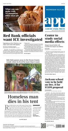 Cover of Asbury Park Press