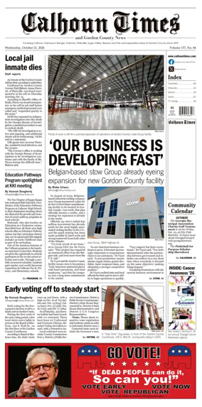 Cover of Calhoun Times
