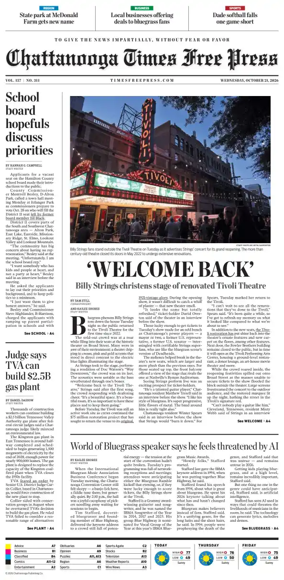 Cover of Chattanooga Times Free Press