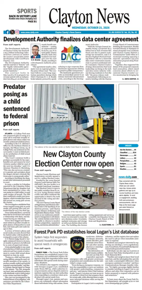 Cover of Clayton News