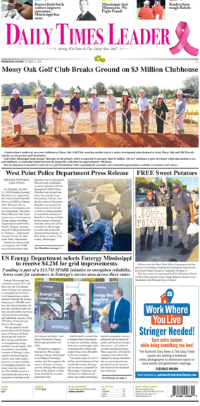Cover of Daily Times Leader