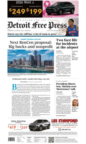Cover of Detroit Free Press