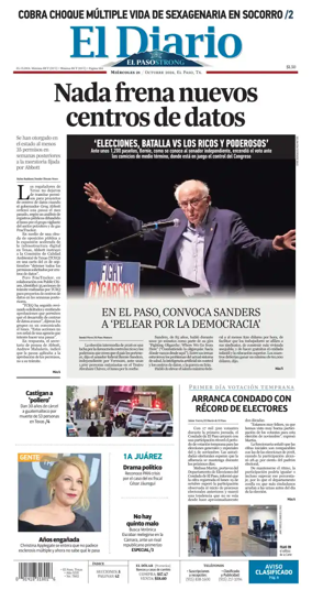 Cover of El Diario de El Paso