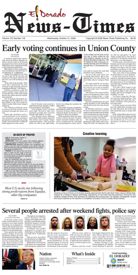 Cover of El Dorado News-Times (VCID - Camden News)