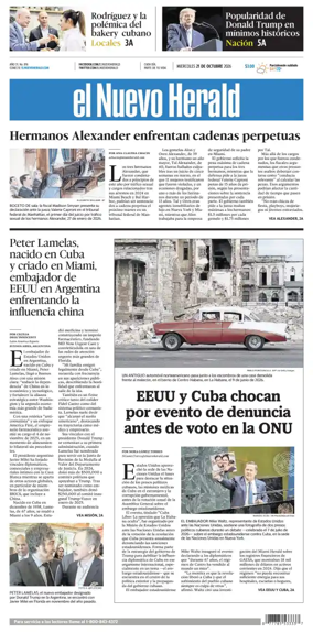 Cover of El Nuevo Herald