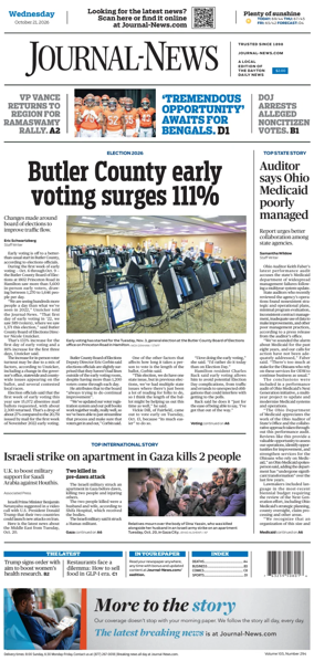 Cover of Hamilton Journal News