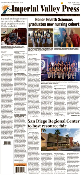 Cover of Imperial Valley Press