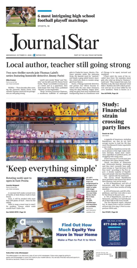Cover of Journal Star (Peoria)