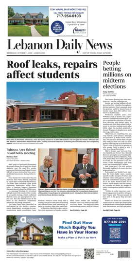Cover of Lebanon Daily News