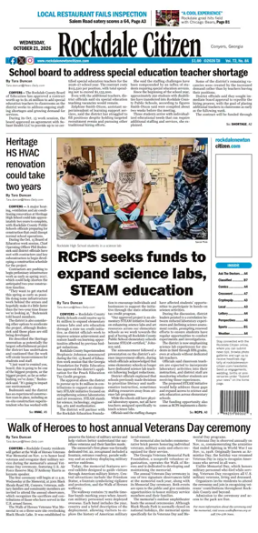 Cover of Rockdale Citiizen