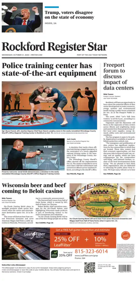 Cover of Rockford Register Star