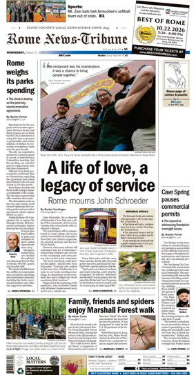 Cover of Rome News-Tribune