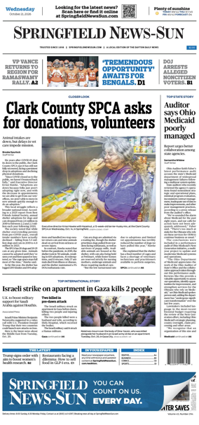 Cover of Springfield News-Sun