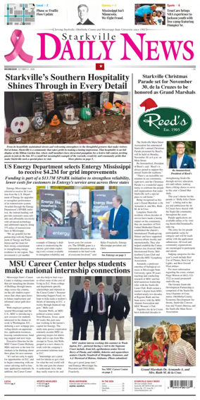 Cover of Starkville Daily News