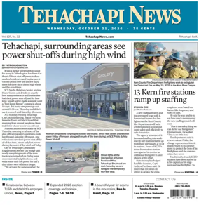Cover of Tehachapi News