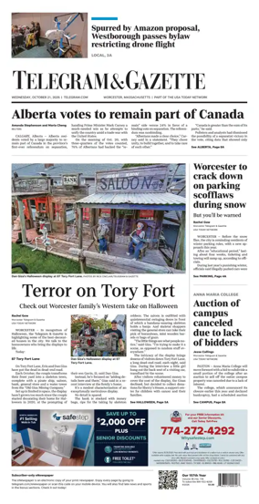 Cover of Telegram & Gazette