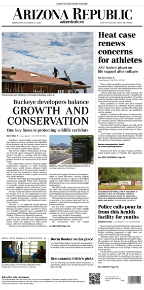 Cover of The Arizona Republic