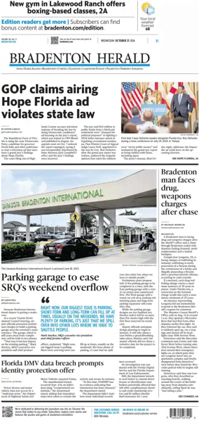 Cover of The Bradenton Herald