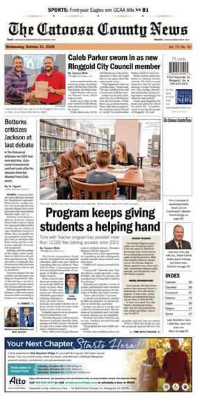 Cover of The Catoosa County News
