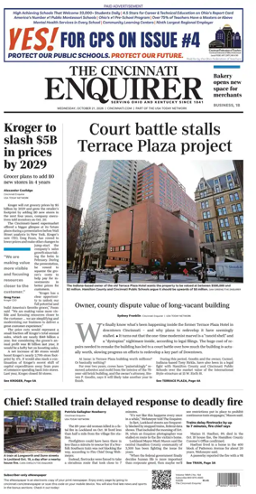 Cover of The Cincinnati Enquirer