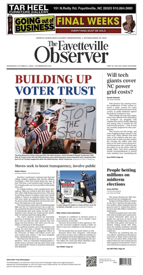 Cover of The Fayetteville Observer