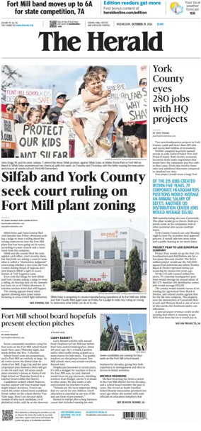 Cover of The Herald (Rock Hill)