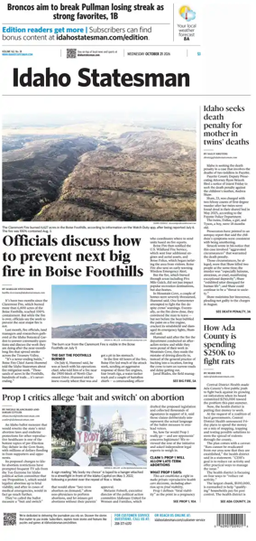 Cover of The Idaho Statesman