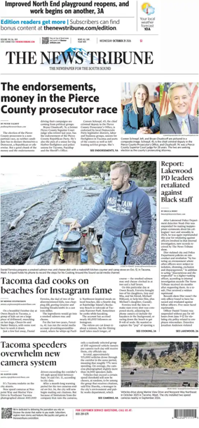 Cover of The News Tribune