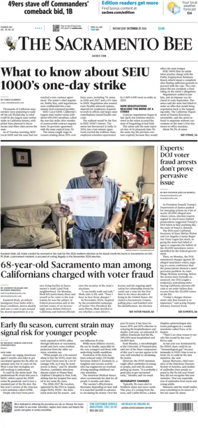 Cover of The Sacramento Bee