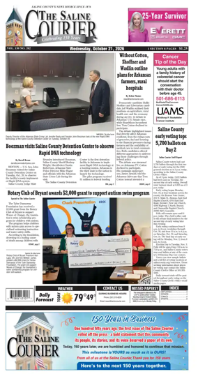 Cover of The Saline Courier