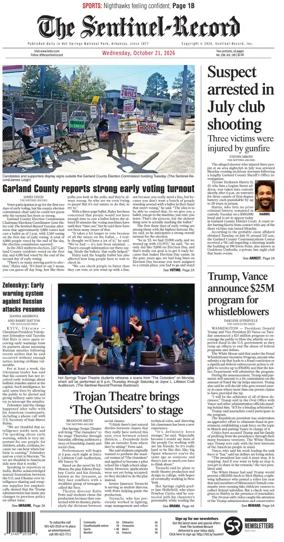 Cover of The Sentinel-Record
