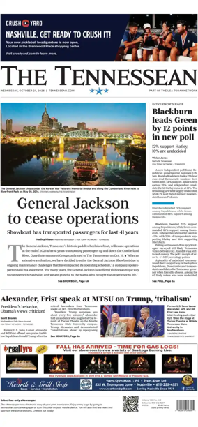 Cover of The Tennessean