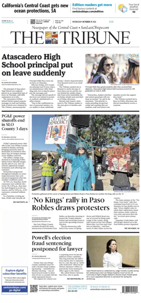 Cover of The Tribune (SLO)