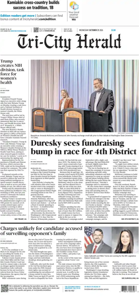 Cover of Tri-City Herald