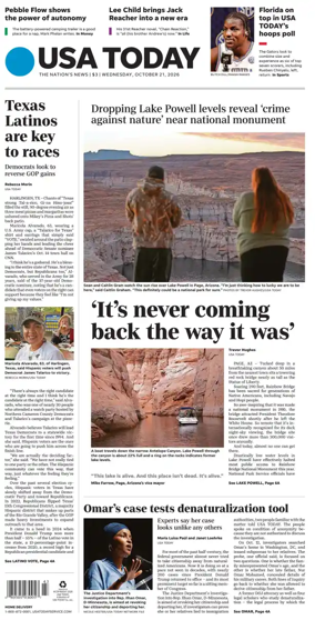 Cover of USA TODAY US Edition