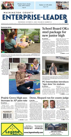 Cover of Washington County Enterprise-Leader