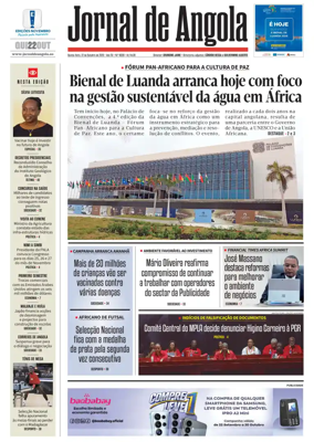 Cover of Jornal de Angola