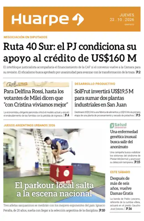 Cover of Diario Huarpe