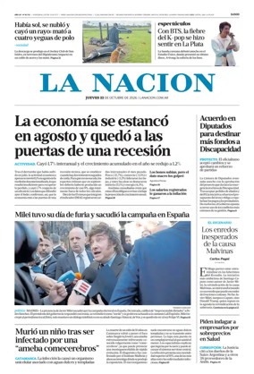 Cover of La Nacion