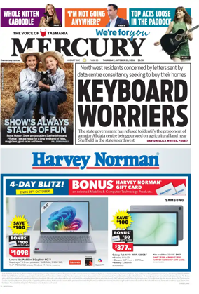 Cover of Mercury (Hobart)
