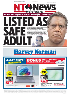 Cover of NT News
